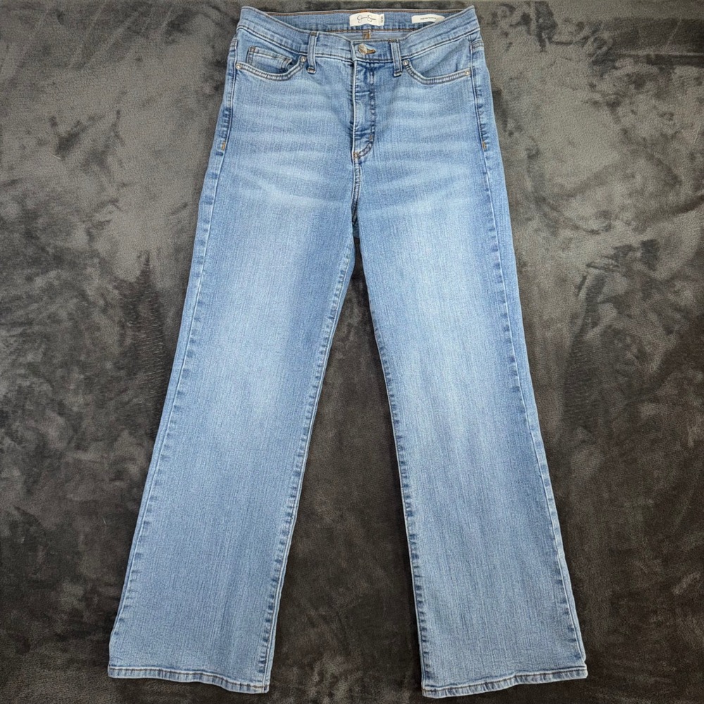 Womens 10/30 Jessica Simpson Bootcut Jeans Light Wash Excellent Mid Rise Denim